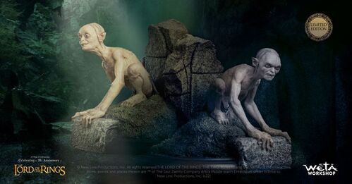 El Seor de los Anillos Estatuas Gollum & Smagol in Ithilien 11 cm