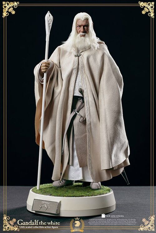 El Seor de los Anillos Figura The Crown Series 1/6 Gandalf el Blanco 30 cm