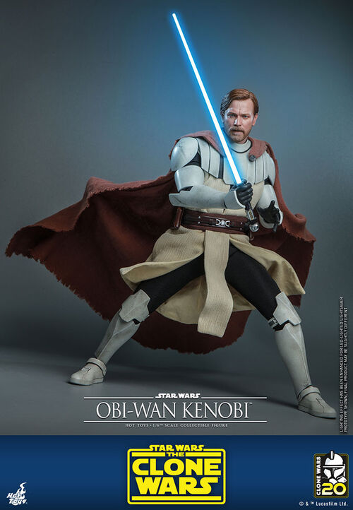 Star Wars The Clone Wars Figura 1/6 Obi-Wan Kenobi 30 cm