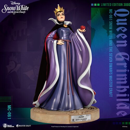 Disney Snow White and the Seven Dwarfs Estatua Master Craft Queen Grimhilde 41 cm