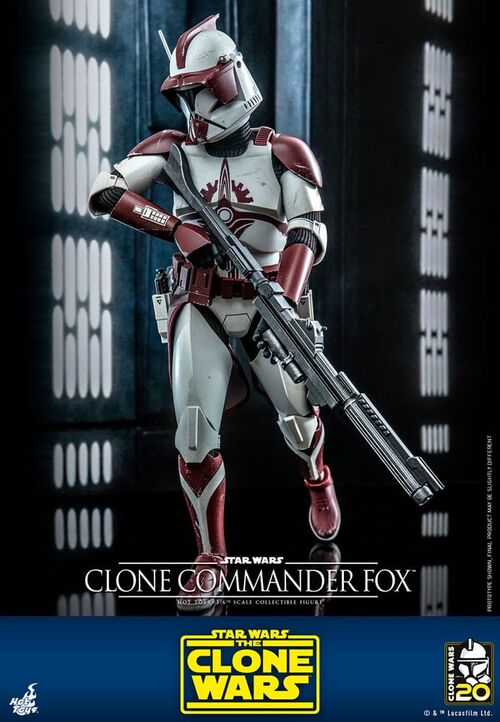 Star Wars: The Clone Wars Figura 1/6 Clone Commander Fox 30 cm