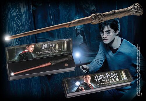 Harry Potter Rplica Varita de Harry con luz