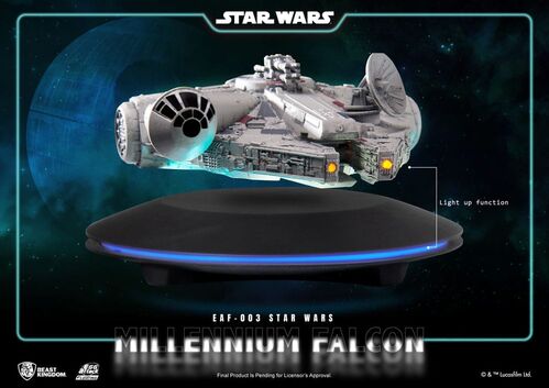 Star Wars Estatua con luz Egg Attack Millennium Falcon Floating Ver. 13 cm