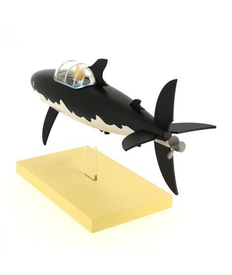 Tintin resina - Submarino tiburn- LOS ICONOS 27cm