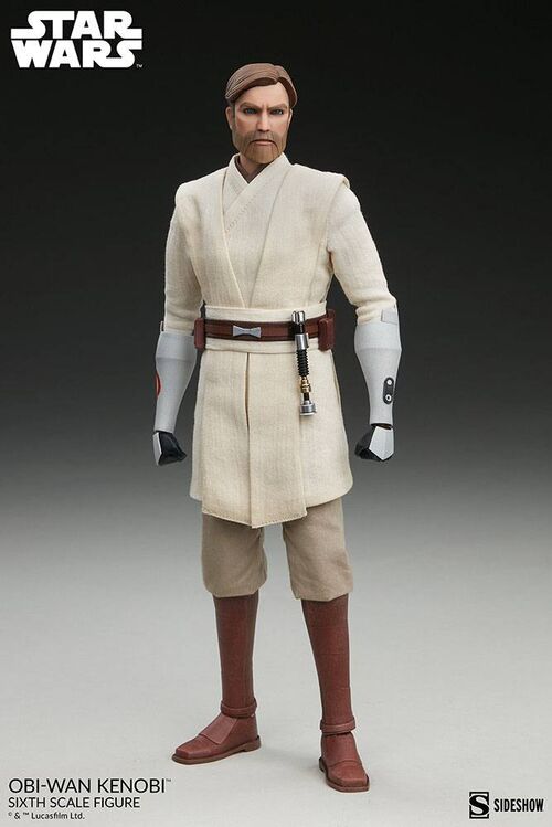 Star Wars The Clone Wars Figura 1/6 Obi-Wan Kenobi 30 cm