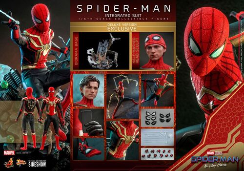 Spider-Man: No Way Home Figura Movie Masterpiece 1/6 Spider-Man (Integrated Suit) Deluxe Ver. 29 cm MMS624