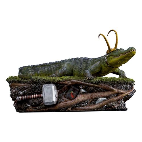 Loki Estatua 1/10 Art Scale Alligator 15 cm