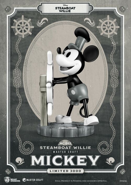 Disney: Steamboat Willie - Master Craft Mickey Statue 46cm
