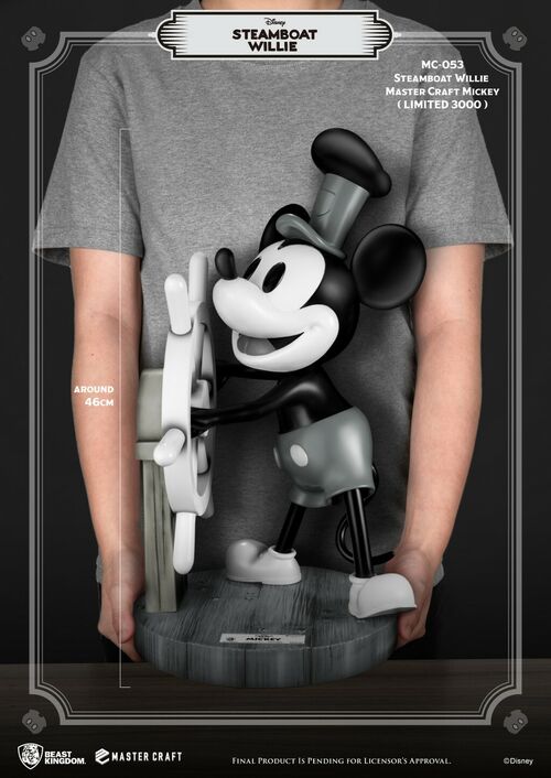 Disney: Steamboat Willie - Master Craft Mickey Statue 46cm