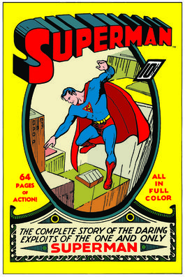 DC Comics Steel Covers Dibón metálico Superman Vol. 1 1939 17 x 26 cm