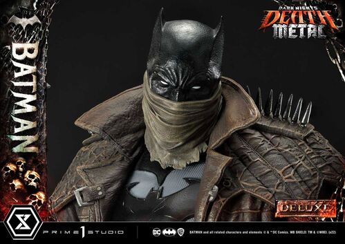 Dark Knights: Metal Estatua 1/3 Death Metal Batman Deluxe Bonus Ver. 105 cm