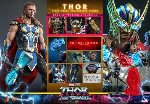 Thor: Love and Thunder Masterpiece Figura 1/6 Thor (Deluxe Version) 32 cm