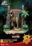 Parque Jurásico Diorama PVC D-Stage Park Gate T-Rex 15 cm
