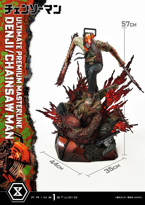Chainsaw Man Estatua PVC 1/4 Denji Deluxe Bonus Version 57 cm