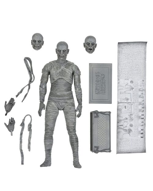 Universal Monsters Figura Ultimate The Mummy (Black & White) 18 cm