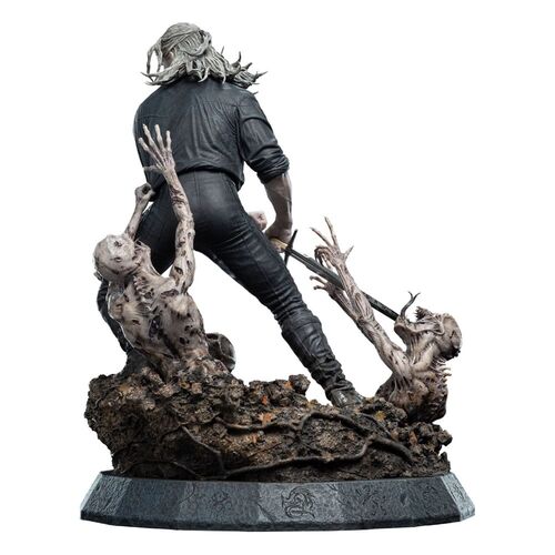 The Witcher Estatua 1/4 Geralt the White Wolf 51 cm