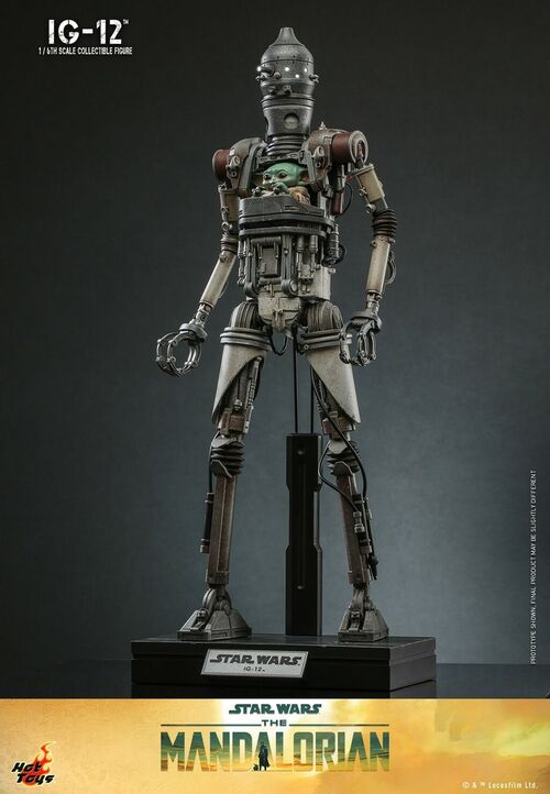 Star Wars: The Mandalorian Figura 1/6 IG-12 36 cm