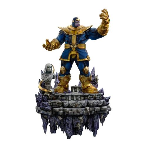 Marvel Estatua Deluxe BDS Art Scale 1/10 Thanos Infinity Gaunlet Diorama 42 cm