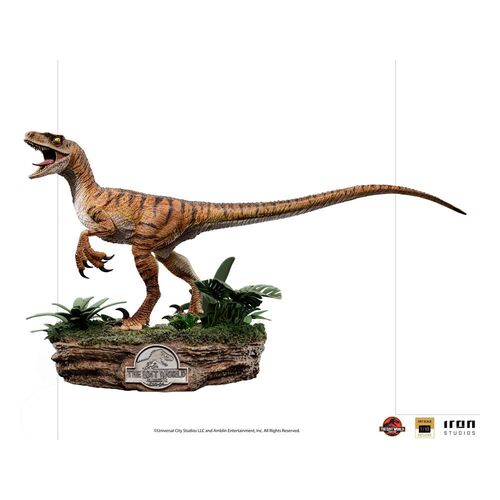 Jurassic World The Lost World Estatua 1/10 Deluxe Art Scale Velociraptor 18 cm