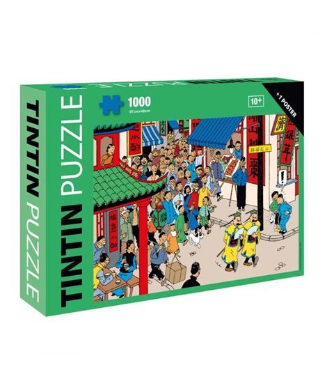 TINTIN PUZZLE - DUPOND Y DUPONT CHINOS - 1000 PIEZAS