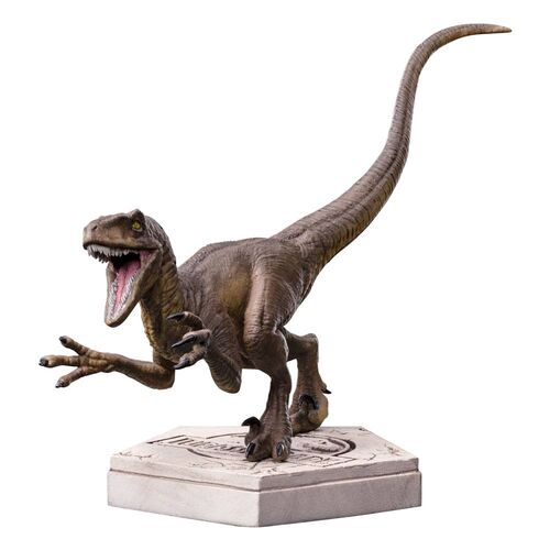 Jurassic World Icons Estatua Velociraptor A 9 cm