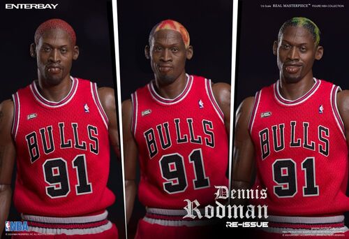NBA Collection Figura Real Masterpiece 1/6 Dennis Rodman Limited Retro Editon 33 cm
