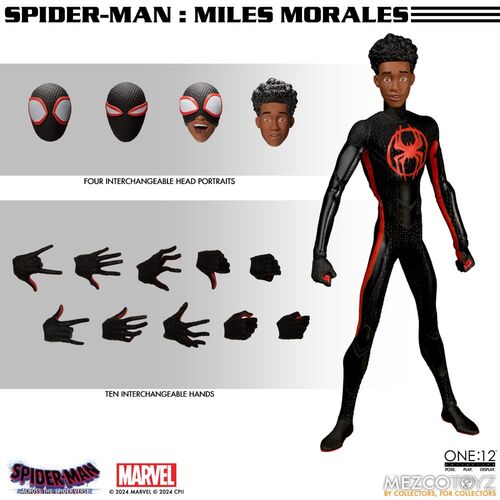 Spider-Man Figura 1/12 Miles Morales 17 cm