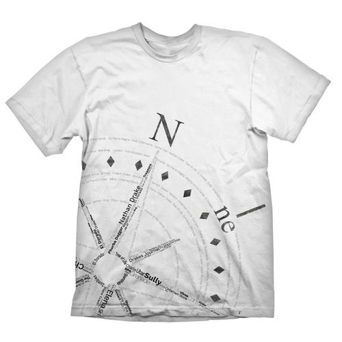 Uncharted 4: A Thief's End T-Shirt Compass "XL"