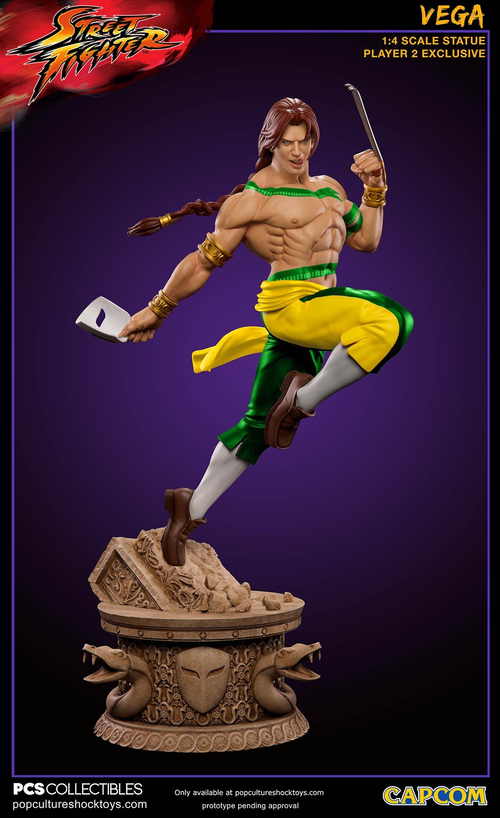 Streetfighter: Vega 1:4 Scale Statue Player 2 Exclusive