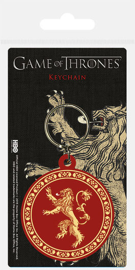 Llavero Game of Thrones (Lannister) Rubber Keychain