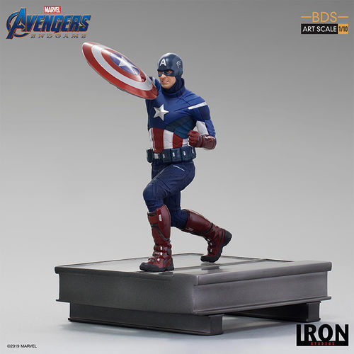 Vengadores: Endgame Estatua BDS Art Scale 1/10 Captain America 2012  21 cm