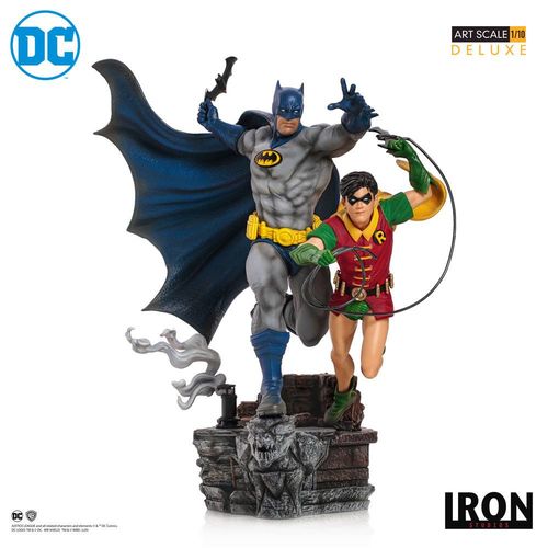 DC Comics Estatua 1/10 Deluxe Art Scale Batman & Robin by Ivan Reis 25 cm
