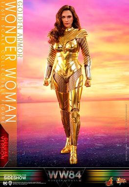 Wonder Woman 1984 Figura Movie Masterpiece 1/6 Golden Armor Wonder Woman (Deluxe) 30 cm MMS578