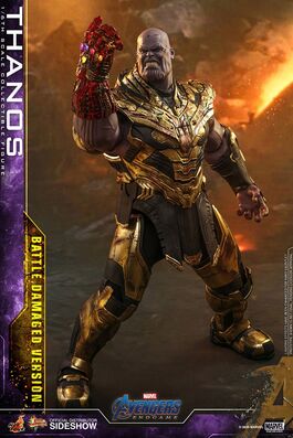 Vengadores: Endgame Figura Movie Masterpiece 1/6 Thanos Battle Damaged Version 42 cm MMS564