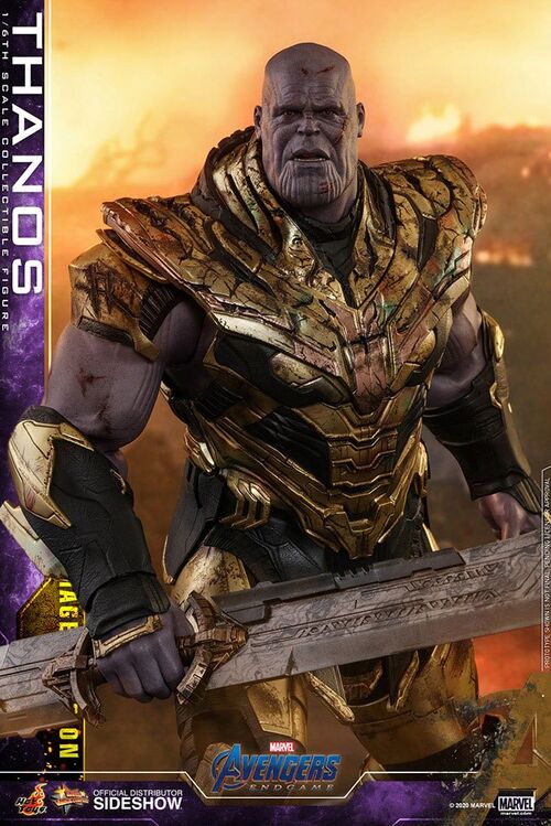 Vengadores: Endgame Figura Movie Masterpiece 1/6 Thanos Battle Damaged Version 42 cm