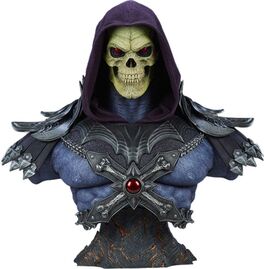 Masters of the Universe Busto 1/1 tamaño real Skeletor Legends 71 cm