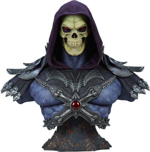 Masters of the Universe Busto 1/1 tamao real Skeletor Legends 71 cm
