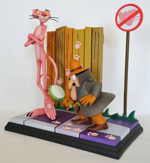 La pantera rosa (pelcula de 1963) Estatua Pink Panther & The Inspector 41 cm