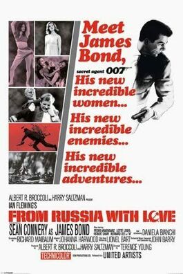 PYRAMID INTERNATIONAL POSTER JAMES BOND FROM RUSSIA WITH LOVE 61 X 91 CM