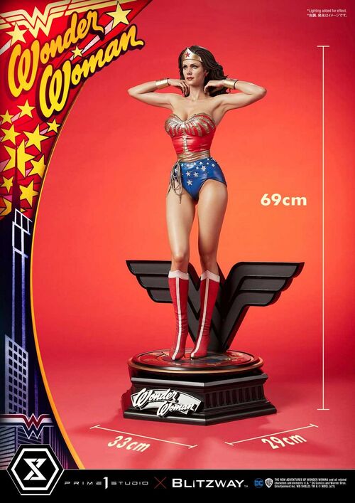 DC Comics: Wonder Woman 1975 Series - Wonder Woman Bonus Version 1:3 Scale Statue