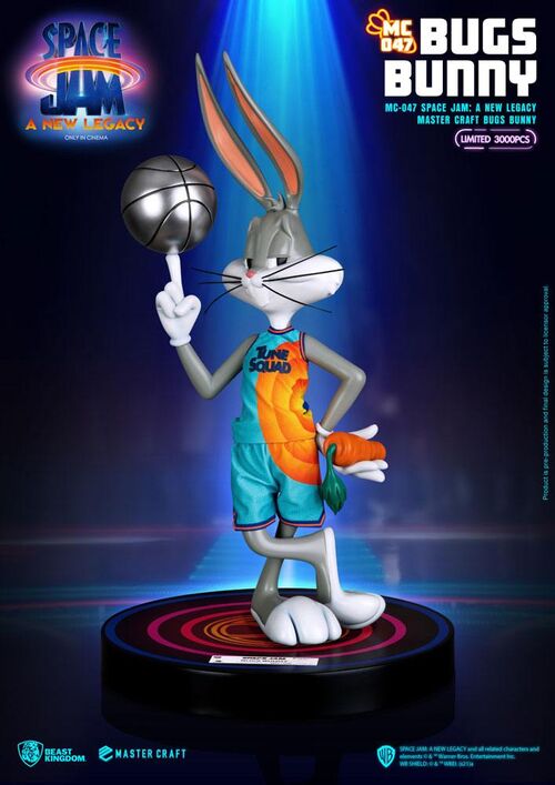 Space Jam A New Legacy Estatua Master Craft Bugs Bunny 43 cm
