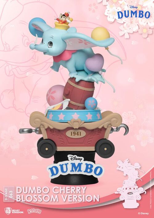 Disney Diorama PVC D-Stage Dumbo Cherry Blossom Version 15 cm