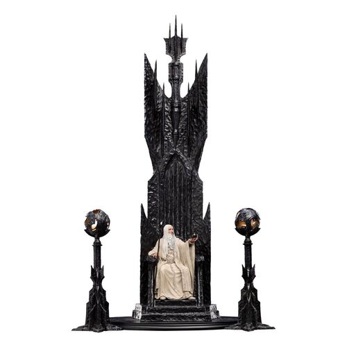 El Seor de los Anillos Estatua 1/6 Saruman the White on Throne 110 cm
