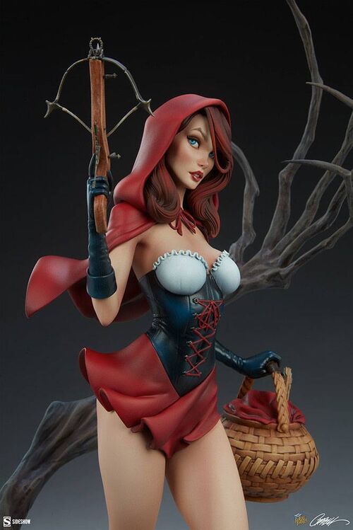 Fairytale Fantasies Collection Estatua Red Riding Hood Caperucita roja 48 cm
